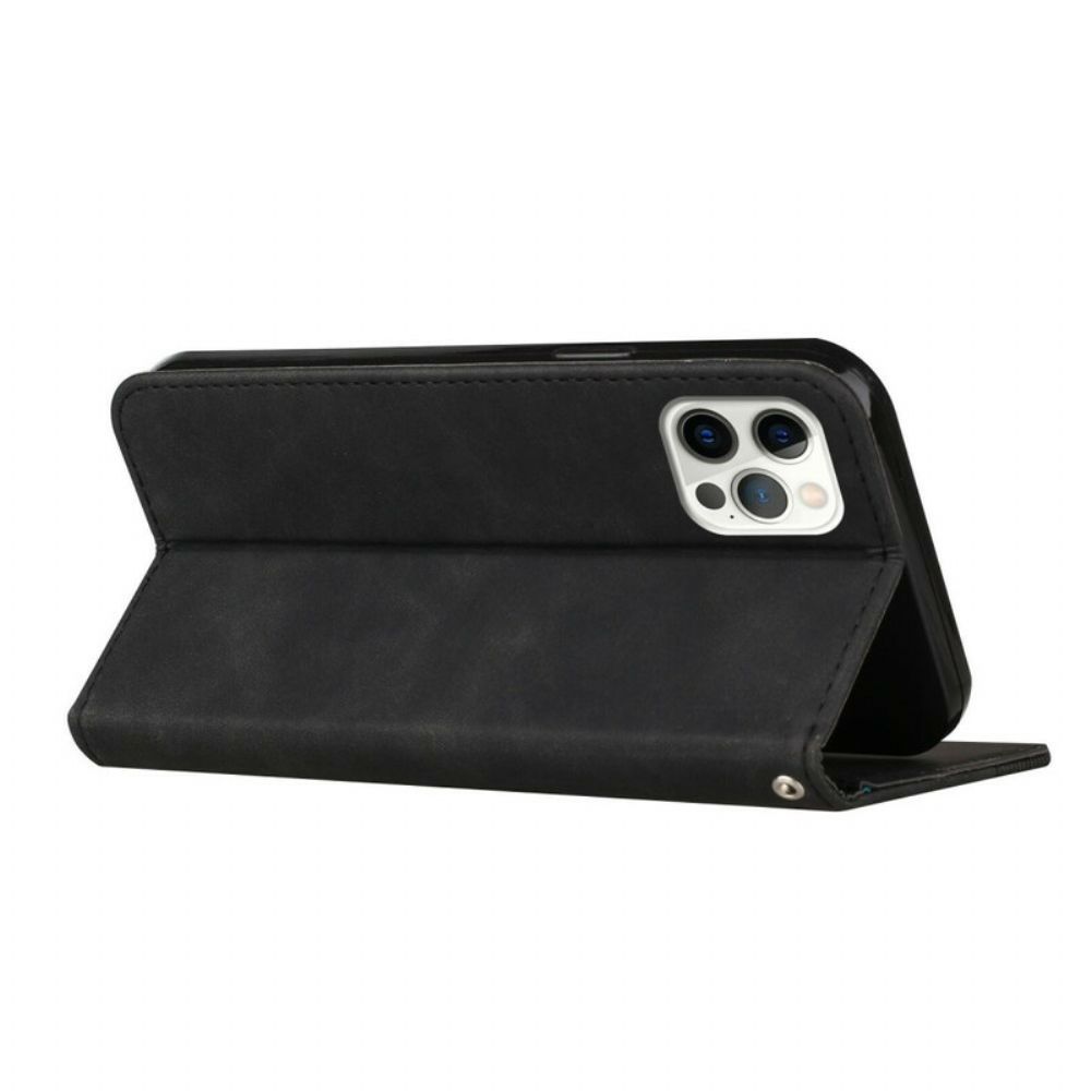 Schutzhülle Für iPhone 12 / 12 Pro Flip Case Lederoptik Im S-design