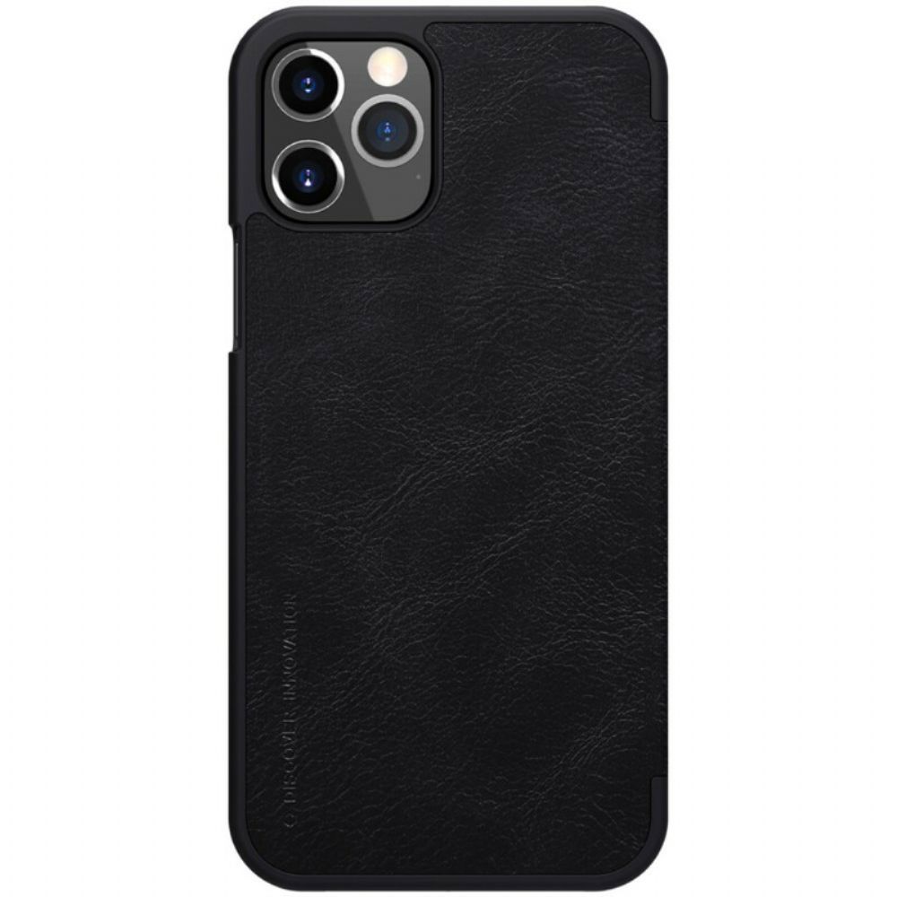 Schutzhülle Für iPhone 12 / 12 Pro Flip Case Nillkin Qin-serie