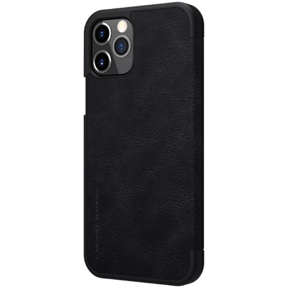 Schutzhülle Für iPhone 12 / 12 Pro Flip Case Nillkin Qin-serie