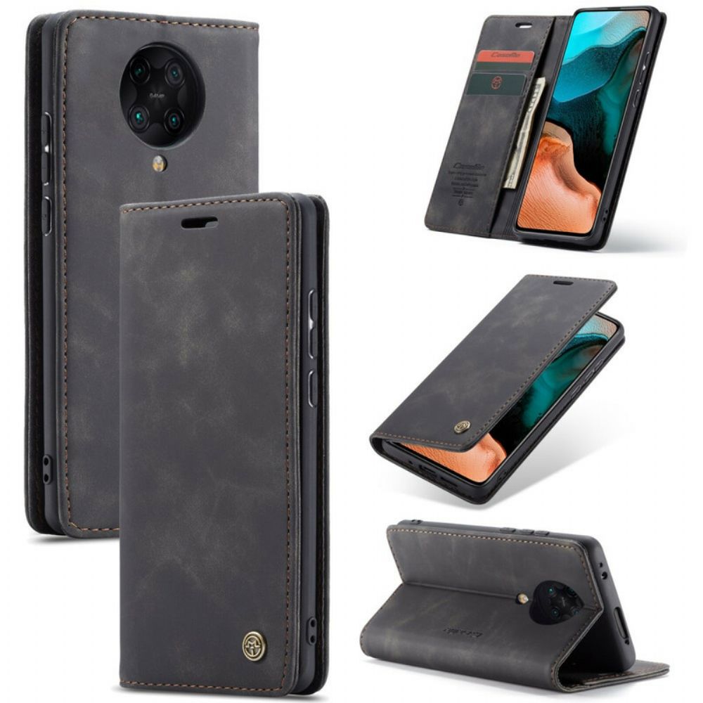 Schutzhülle Für Poco F2 Pro Flip Case Caseme Kunstleder