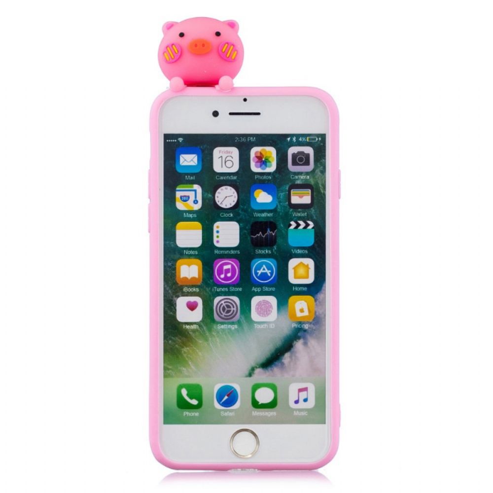 Handyhülle Für iPhone SE 3 / SE 2 / 8 / 7 Lustiges Schwein