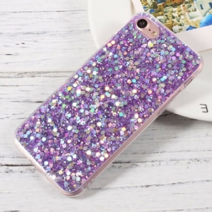 Handyhülle Für iPhone SE 3 / SE 2 / 8 / 7 Premium-glitter