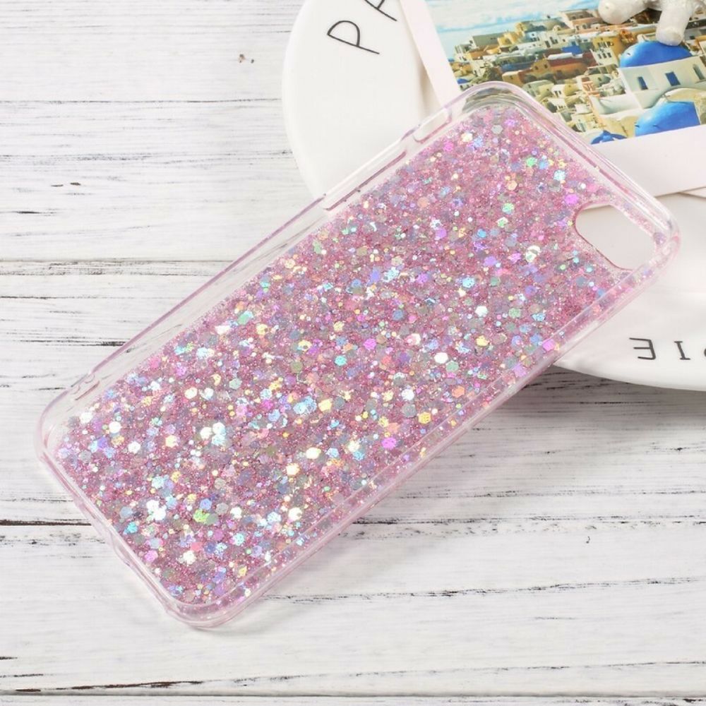 Handyhülle Für iPhone SE 3 / SE 2 / 8 / 7 Premium-glitter