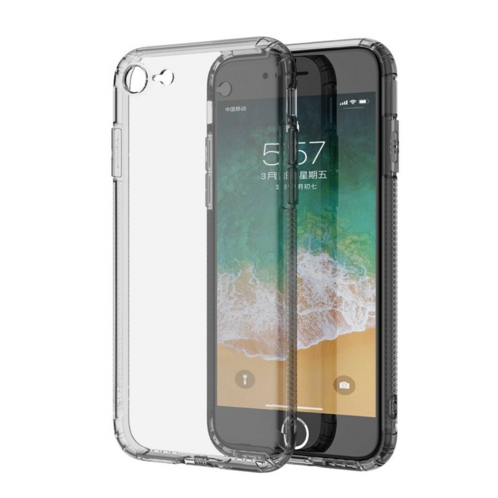 Handyhülle Für iPhone SE 3 / SE 2 / 8 / 7 Transparente Leeu-schutzkissen