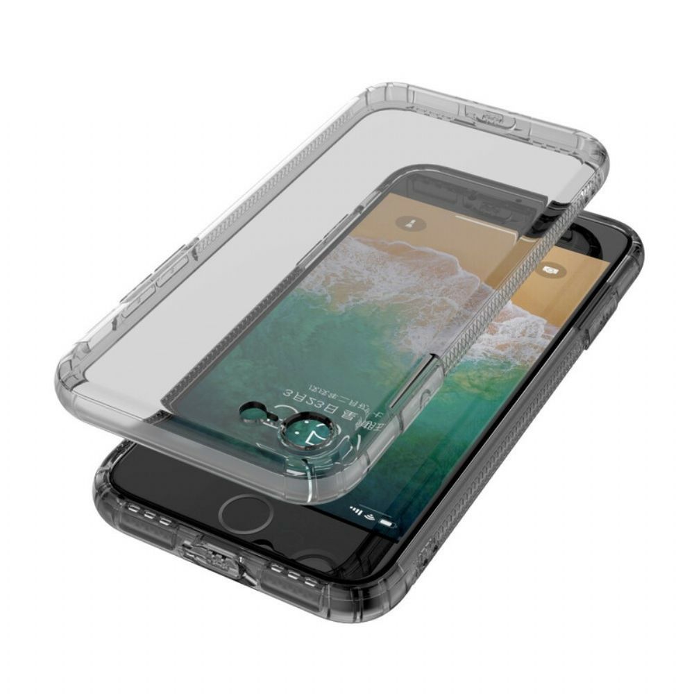 Handyhülle Für iPhone SE 3 / SE 2 / 8 / 7 Transparente Leeu-schutzkissen