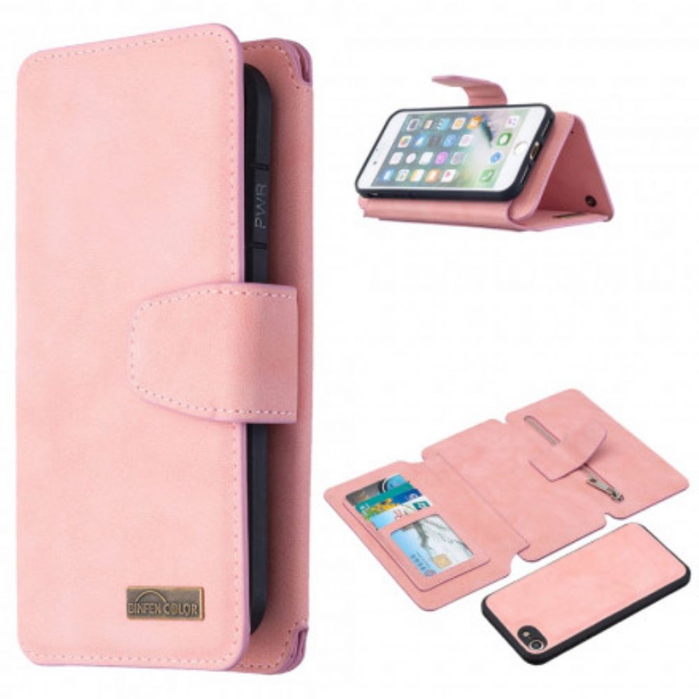 Hülle Flip Case Für iPhone SE 3 / SE 2 / 8 / 7 Binfen Farbe Abnehmbar