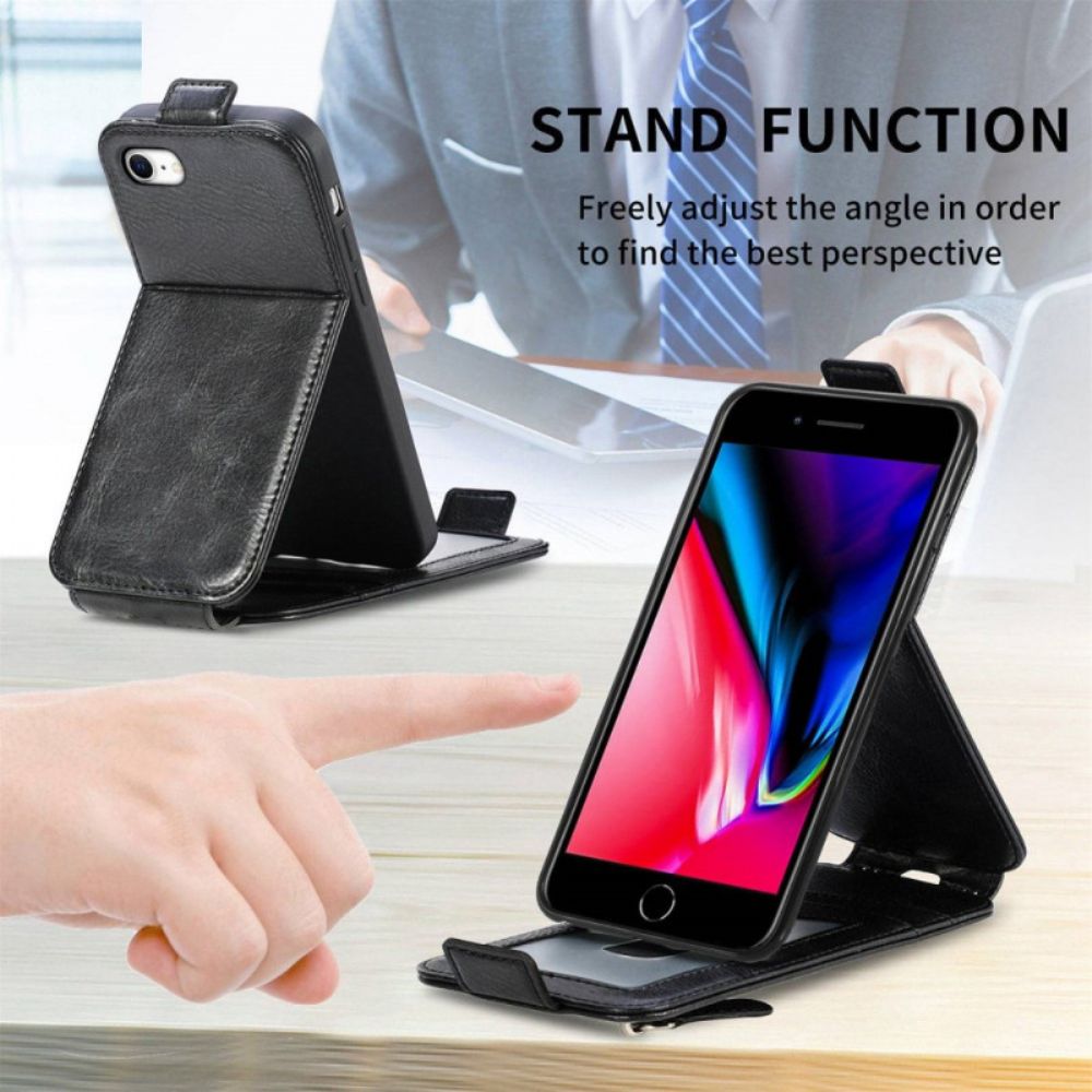 Hülle Für iPhone SE 3 / SE 2 / 8 / 7 Brieftasche Flip Case Integrierte Vertikale Umschlagklappe