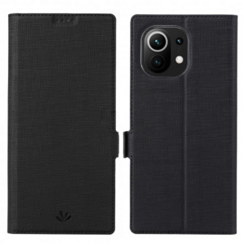 Schutzhülle Für Xiaomi Mi 11 5G Flip Case Strukturierter Vili Dmk