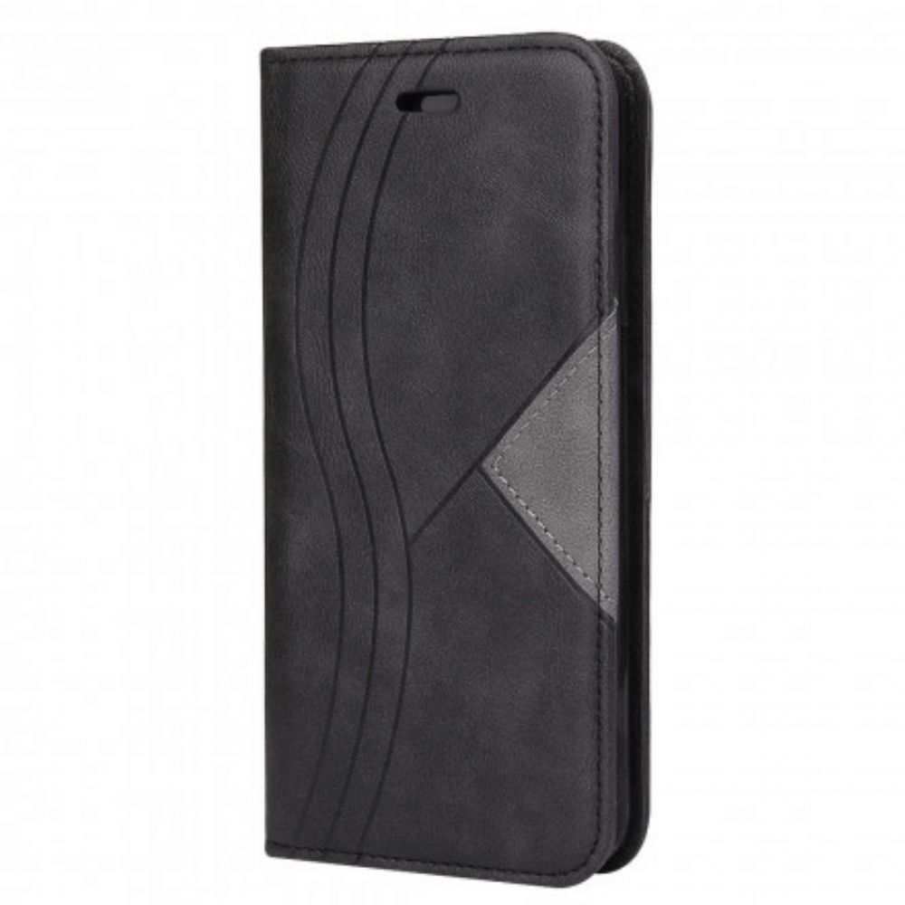 Schutzhülle Für Xiaomi Mi 11 5G Flip Case Wellenleder-stil