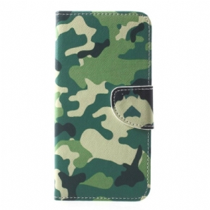 Flip Case Für iPhone XR Militärische Tarnung