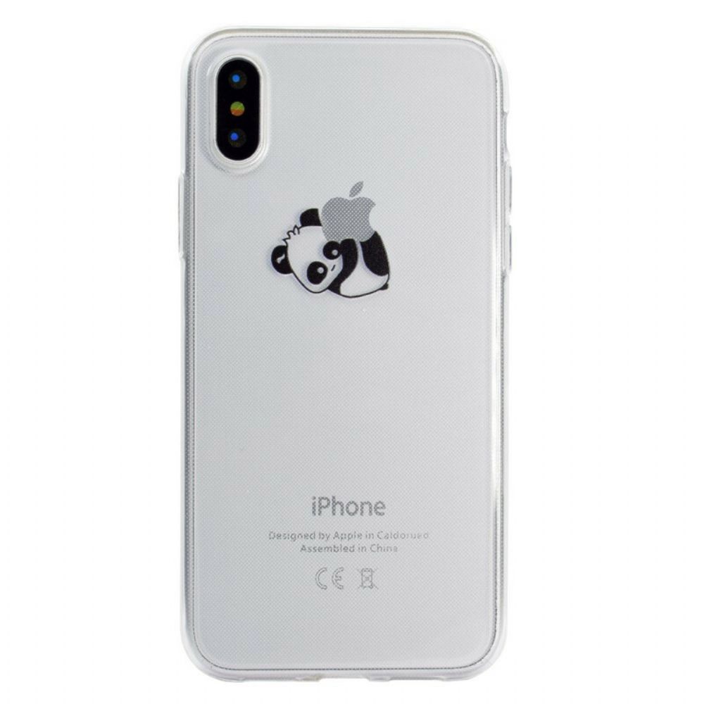 Handyhülle Für iPhone XR Panda-logo-spiele