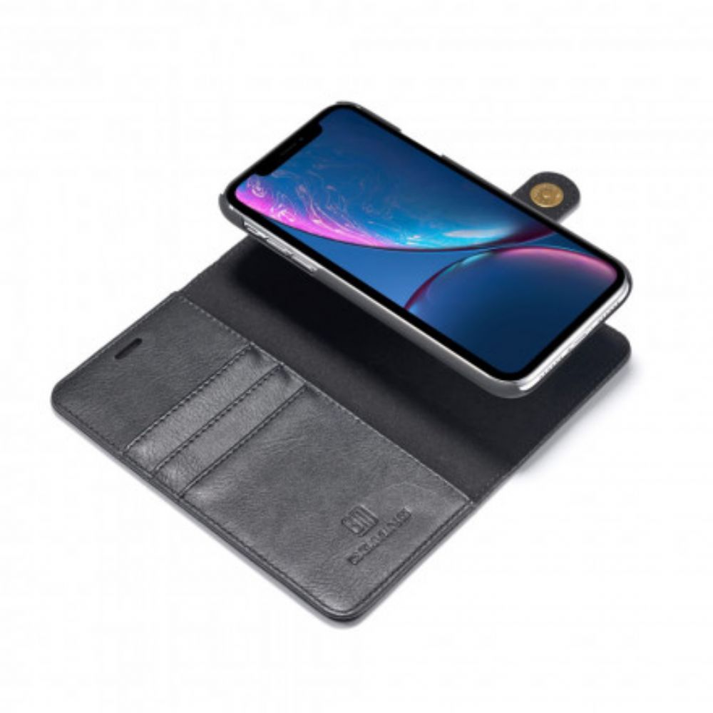 Hülle Flip Case Für iPhone XR Dg.ming Abnehmbar