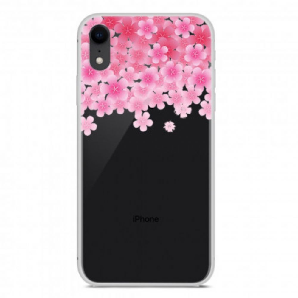 Hülle Für iPhone XR Blumen Und Herzen