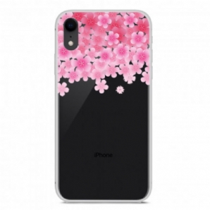 Hülle Für iPhone XR Blumen Und Herzen