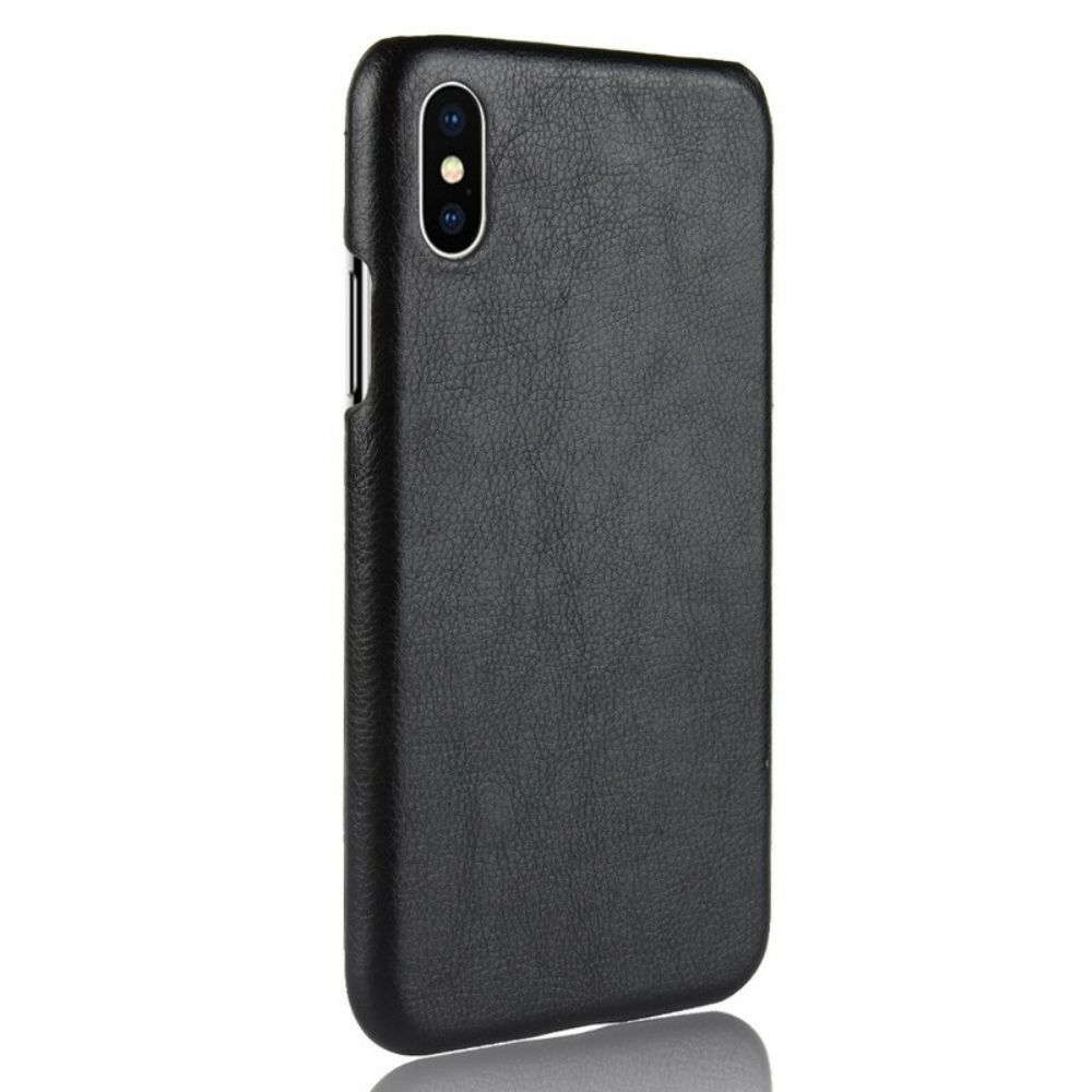 Hülle Für iPhone XR Lichi-leder-effekt