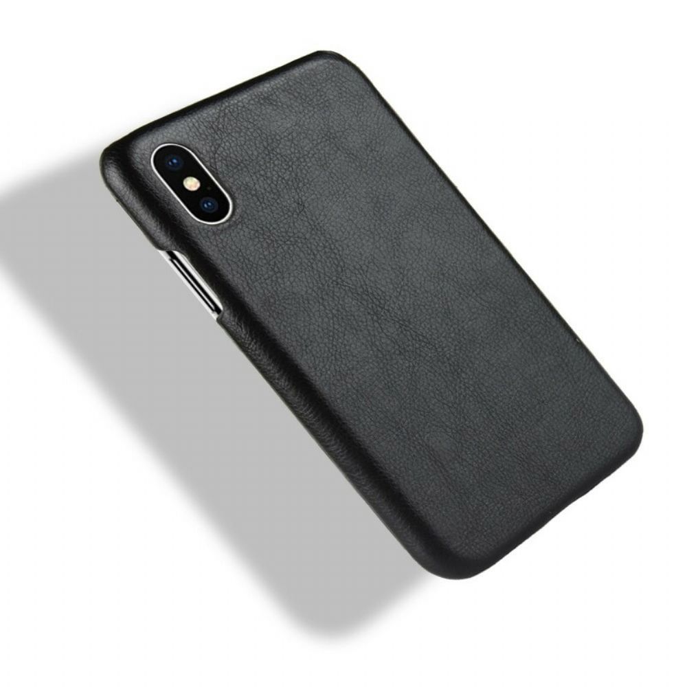 Hülle Für iPhone XR Lichi-leder-effekt