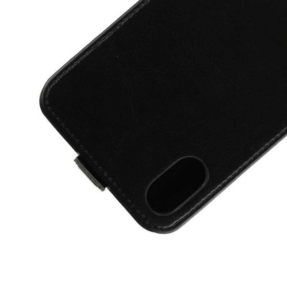 Lederhüllen Für iPhone XR Flip Case Retro-faltung