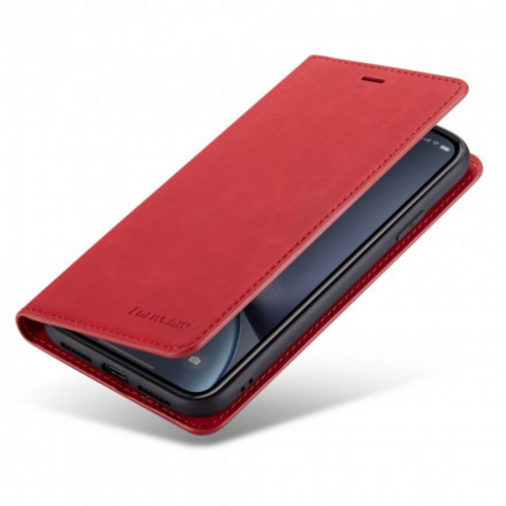 Schutzhülle Für iPhone XR Flip Case Ledereffekt Vorderw