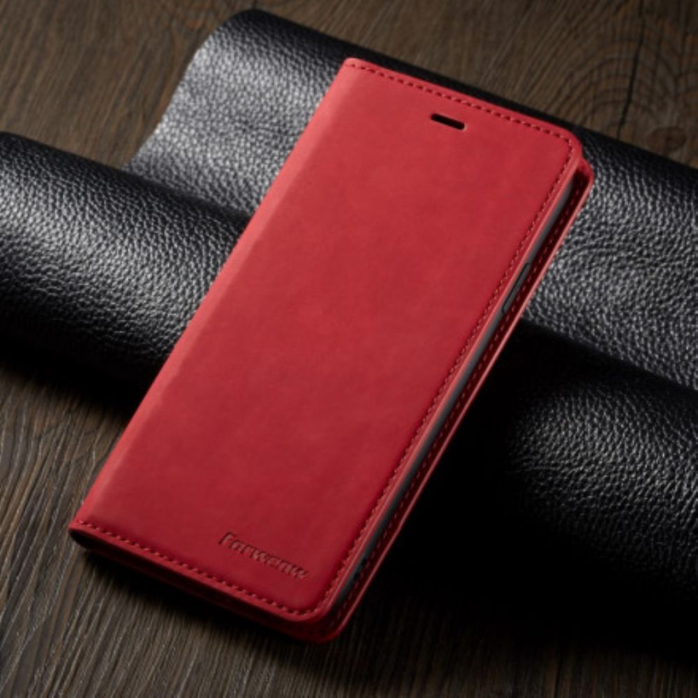 Schutzhülle Für iPhone XR Flip Case Ledereffekt Vorderw