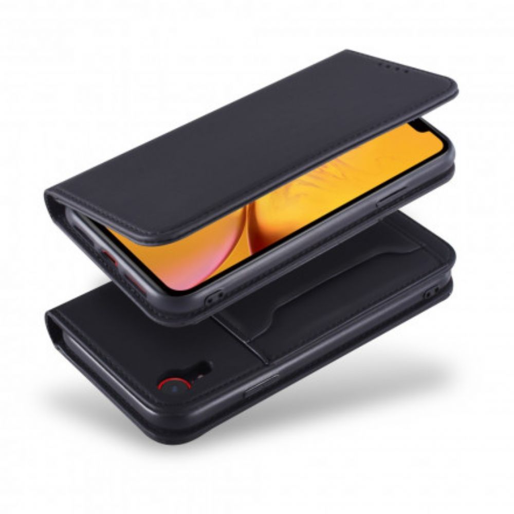 Schutzhülle Für iPhone XR Flip Case Stützkartenhalter