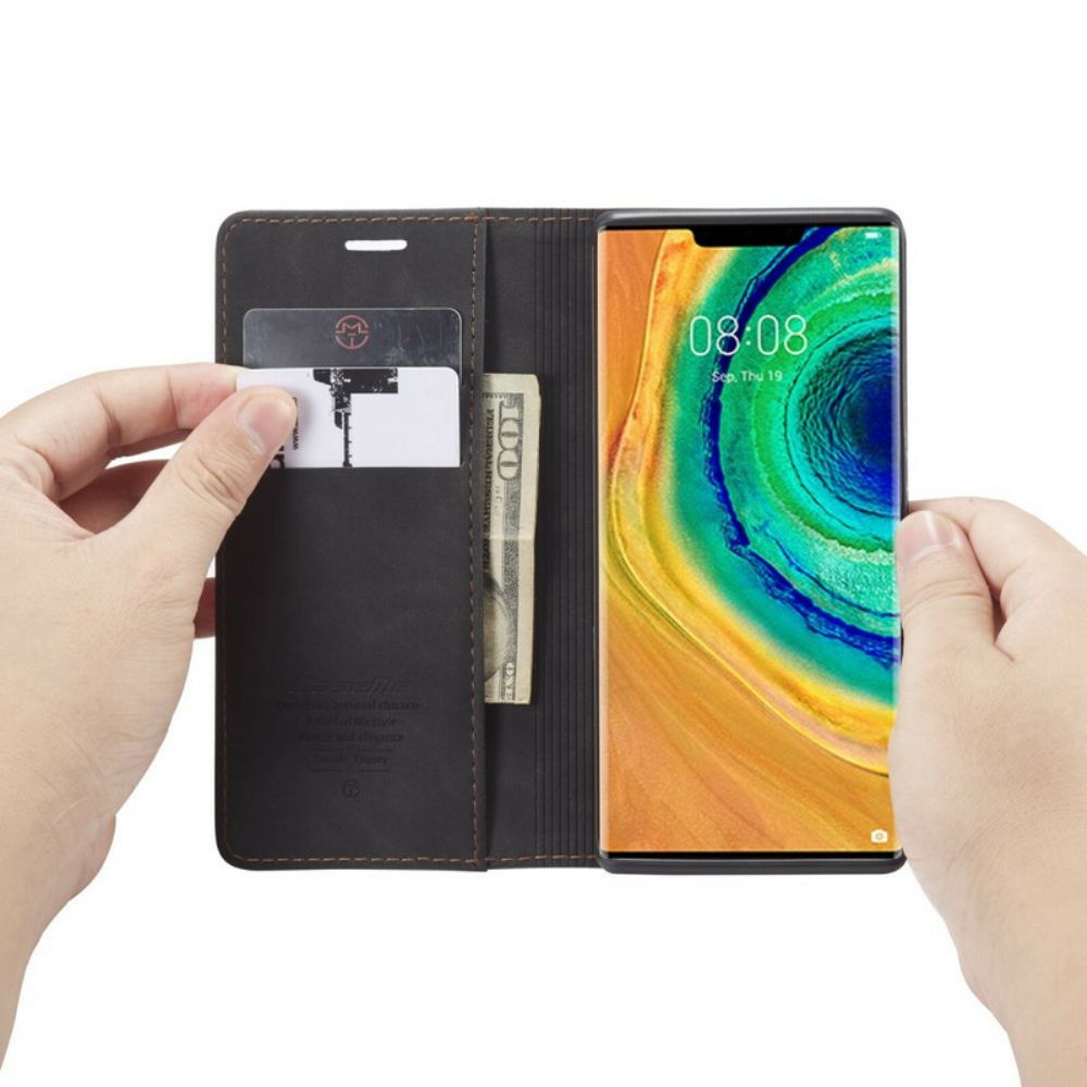 Schutzhülle Für Huawei Mate 30 Pro Flip Case Caseme Kunstleder