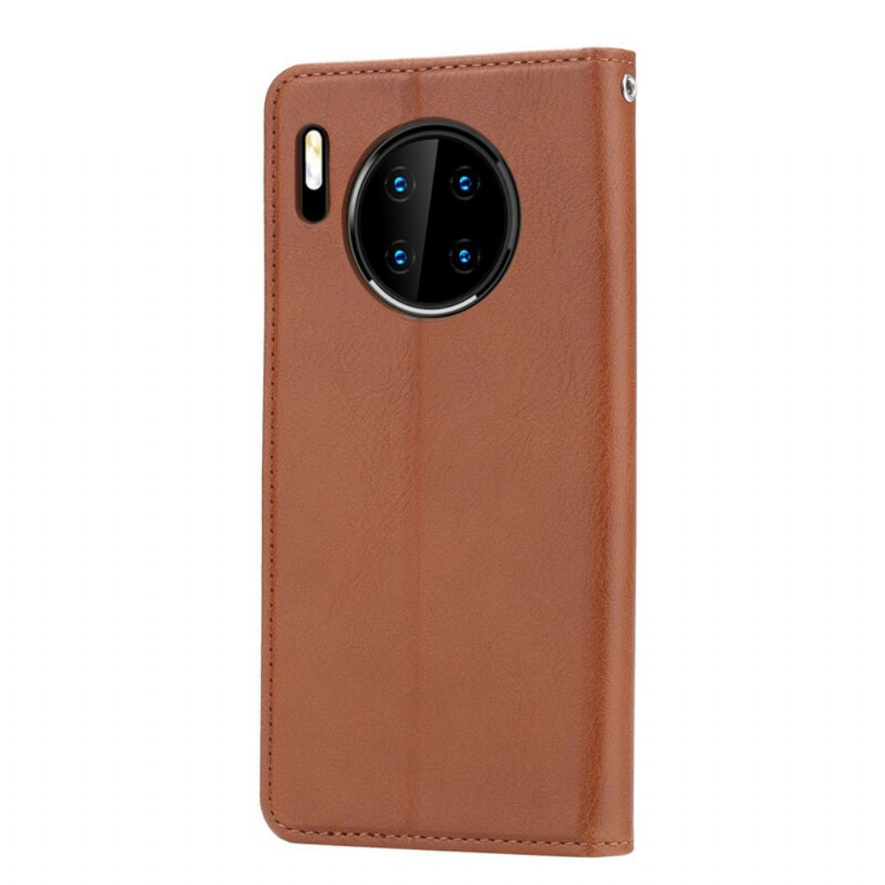 Schutzhülle Für Huawei Mate 30 Pro Flip Case Kartenetui Aus Kunstleder