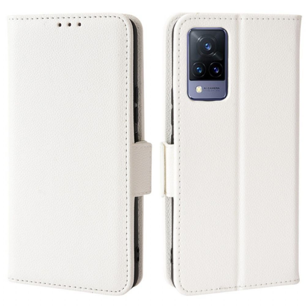 Flip Case Für Vivo V21 5G Flip Case Doppelte Neue Farbklappe