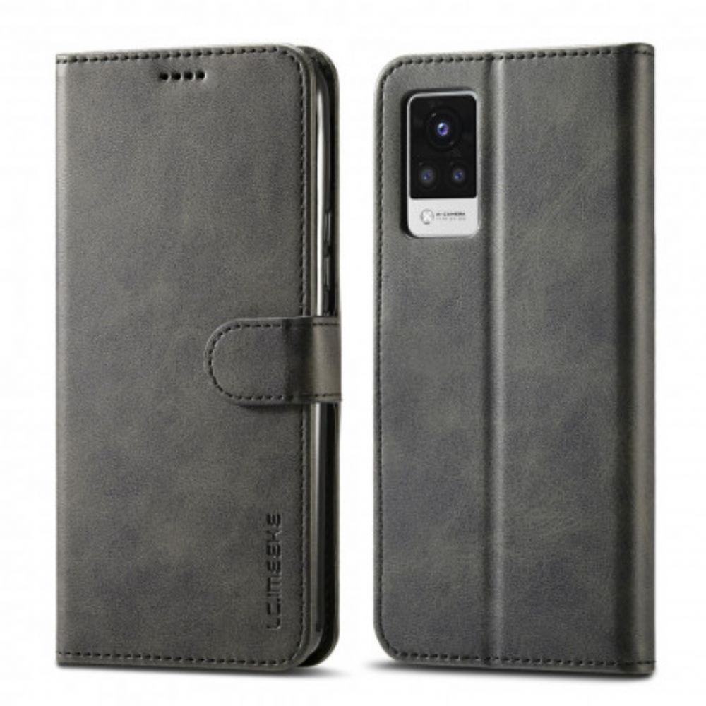 Flip Case Für Vivo V21 5G Lc.imeeke Ledereffekt