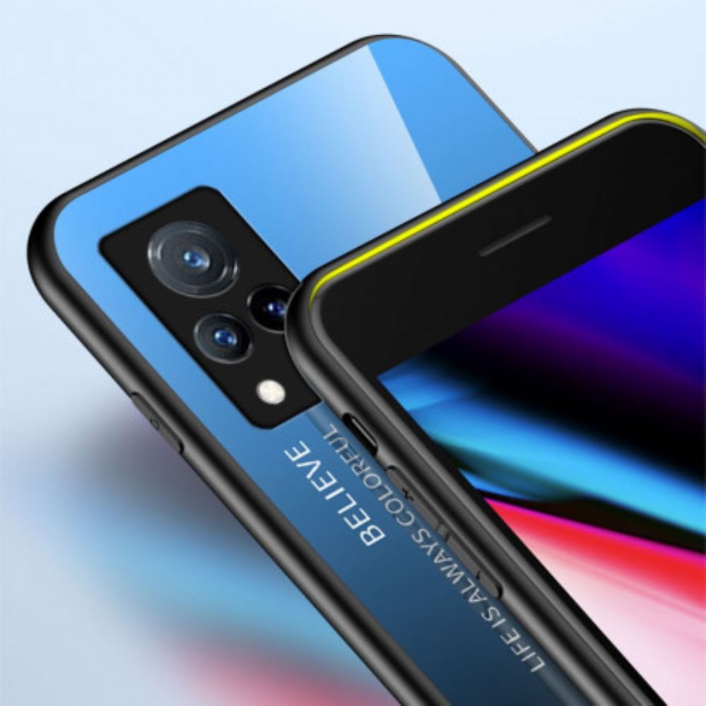 Hülle Für Vivo V21 5G Hallo Tempered Glass