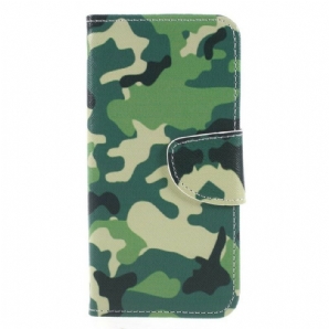 Flip Case Für Honor 9 Lite Militärische Tarnung