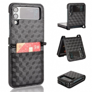 Handyhülle Für Samsung Galaxy Z Flip 4 Flip Case 3d-würfel