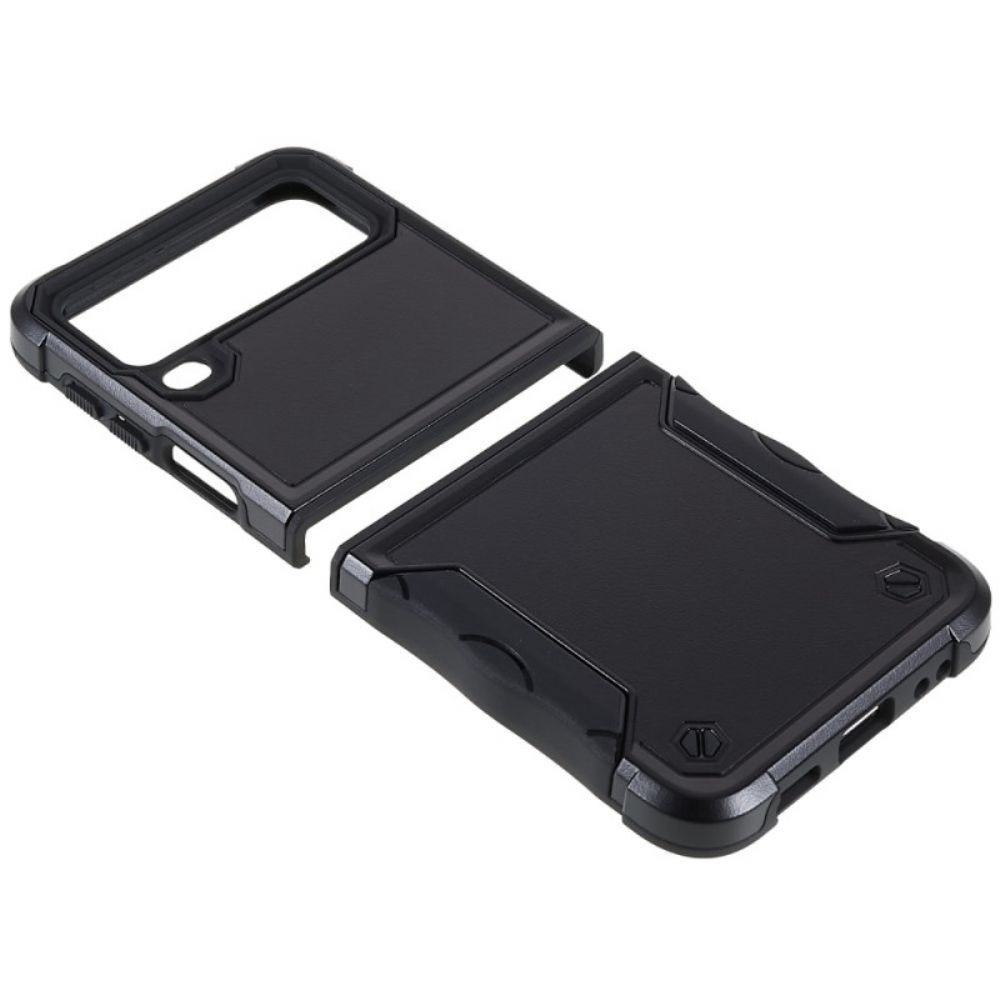 Handyhülle Für Samsung Galaxy Z Flip 4 Flip Case Button-hybrid