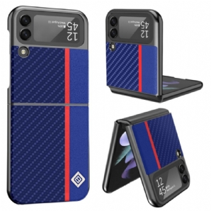 Handyhülle Für Samsung Galaxy Z Flip 4 Flip Case Kohlefaser Lc.imeeke