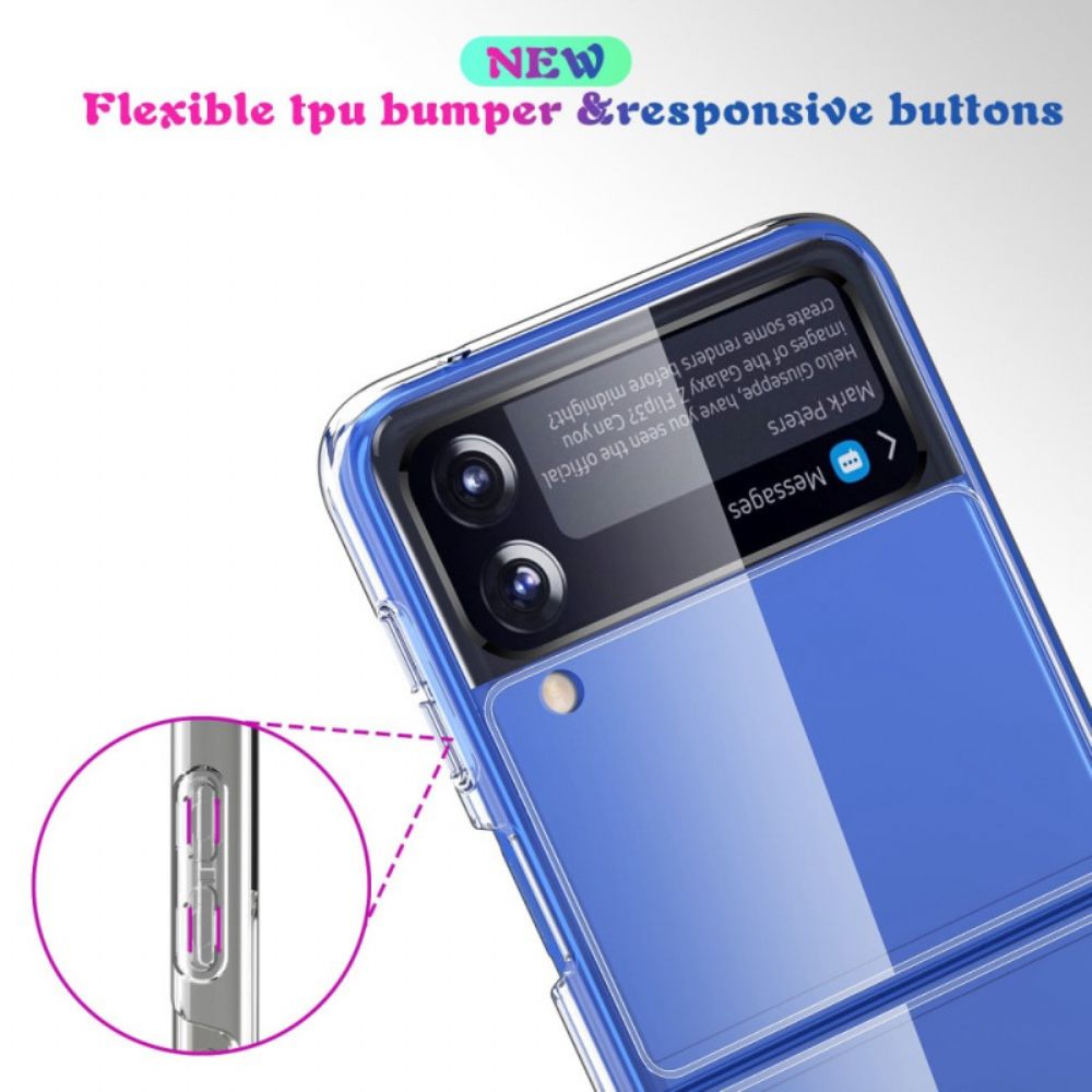 Handyhülle Für Samsung Galaxy Z Flip 4 Flip Case Kristall