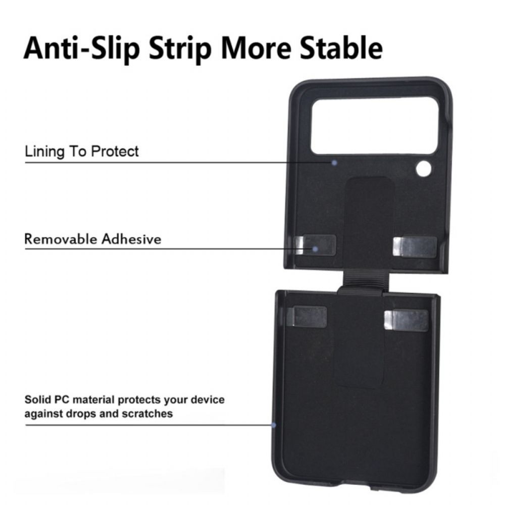 Handyhülle Für Samsung Galaxy Z Flip 4 Flip Case Litschileder Mit Ring