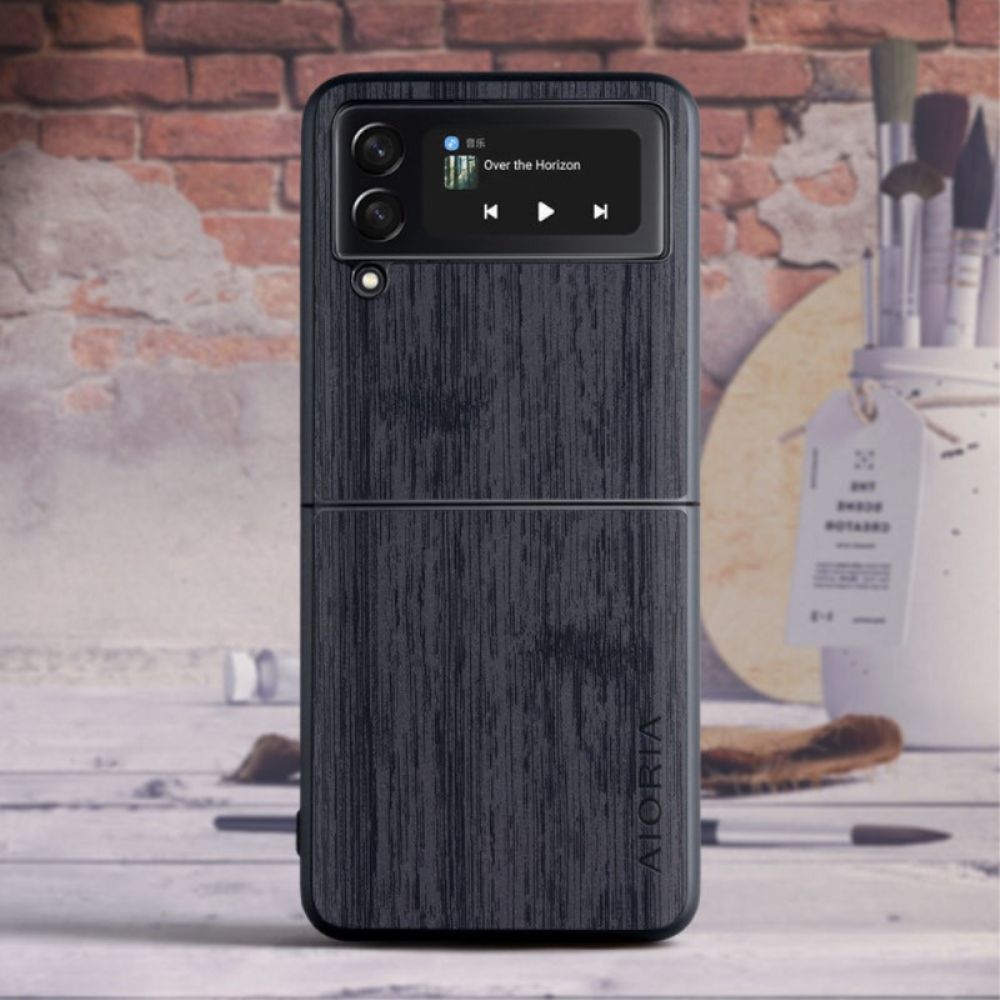 Hülle Für Samsung Galaxy Z Flip 4 Flip Case Aioria Holz