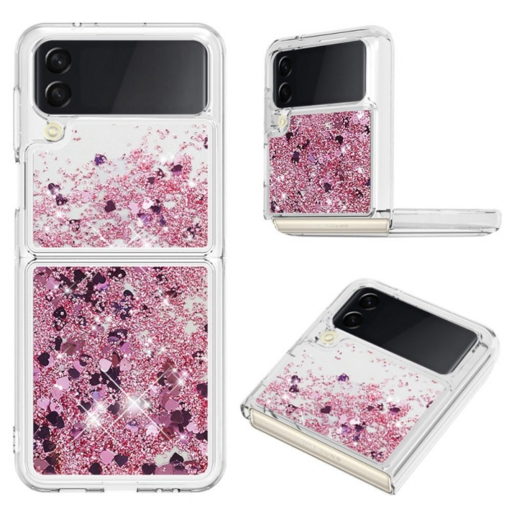 Hülle Für Samsung Galaxy Z Flip 4 Flip Case Bunte Pailletten