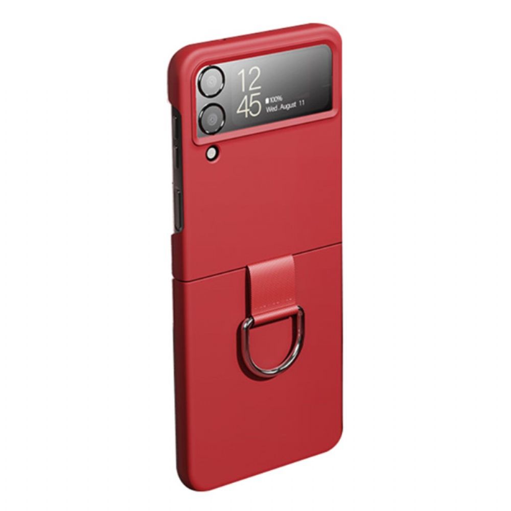 Hülle Für Samsung Galaxy Z Flip 4 Flip Case Einfarbig