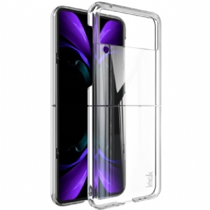 Hülle Für Samsung Galaxy Z Flip 4 Flip Case Imak Transparent