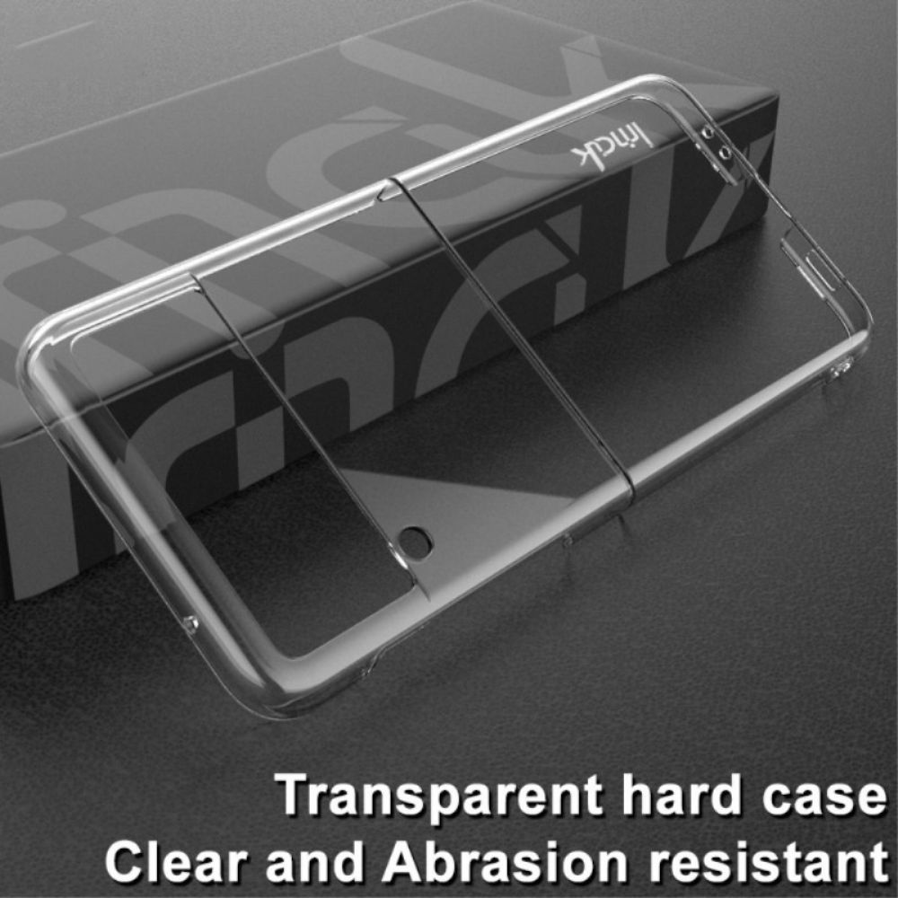 Hülle Für Samsung Galaxy Z Flip 4 Flip Case Imak Transparent