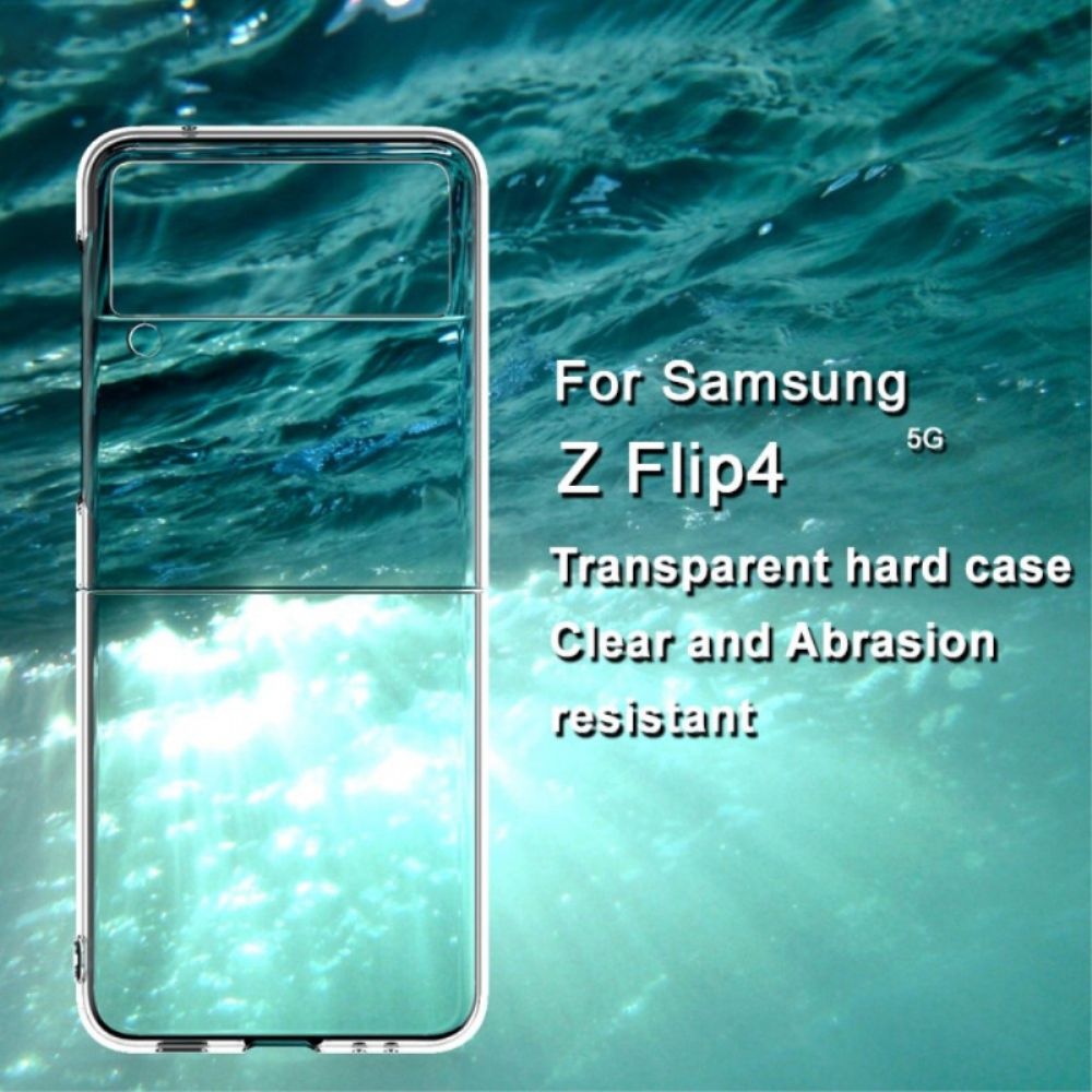 Hülle Für Samsung Galaxy Z Flip 4 Flip Case Imak Transparent