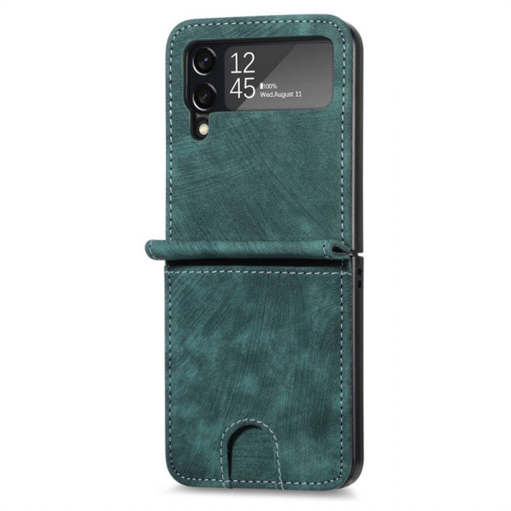 Hülle Für Samsung Galaxy Z Flip 4 Flip Case Kartenhalter / Geldbörse