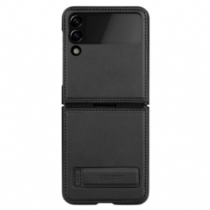 Hülle Für Samsung Galaxy Z Flip 4 Flip Case Leder Und Stütze Nillkin