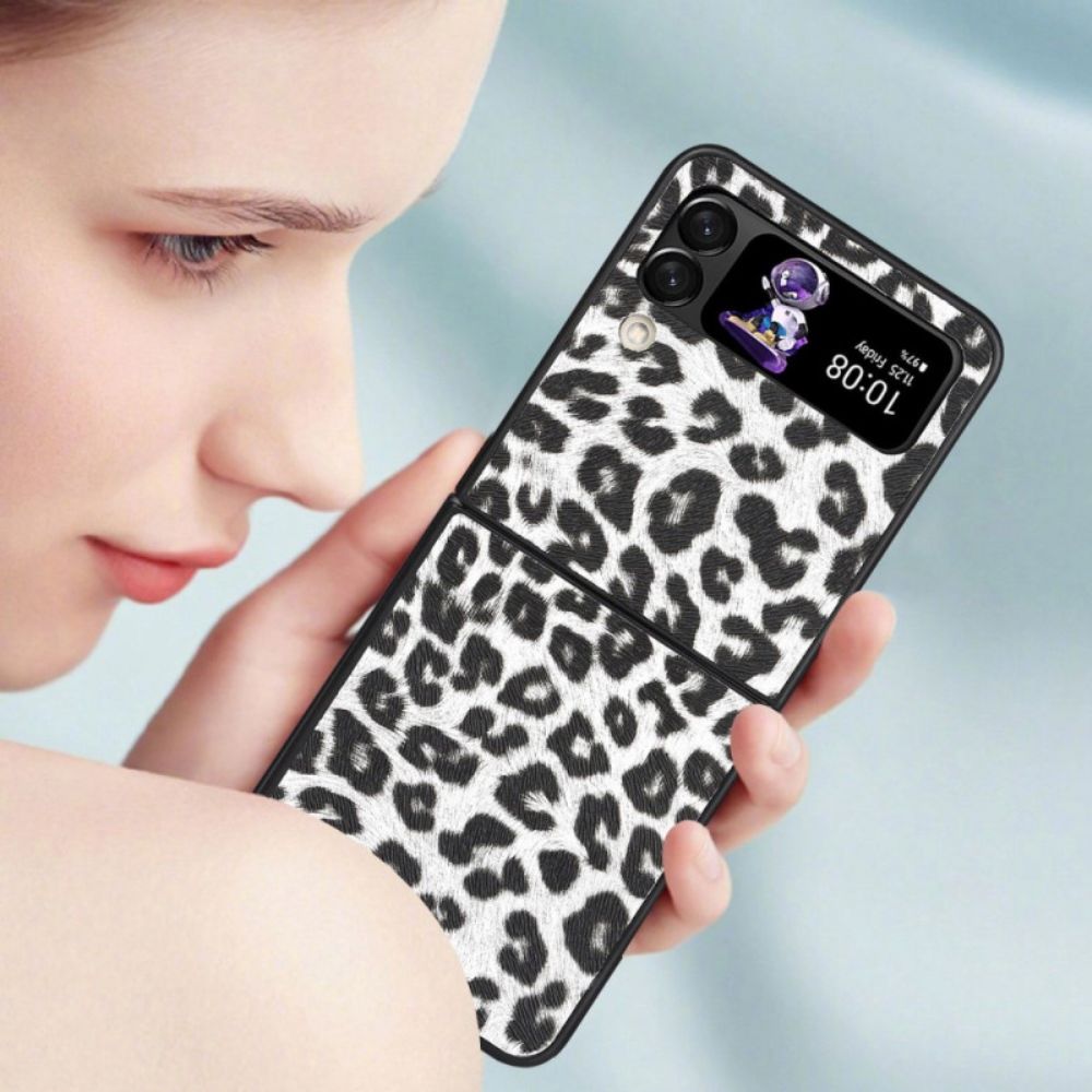 Hülle Für Samsung Galaxy Z Flip 4 Flip Case Leopard