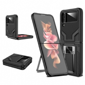 Hülle Für Samsung Galaxy Z Flip 4 Flip Case Ring-unterstützung