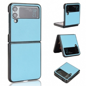 Hülle Für Samsung Galaxy Z Flip 4 Flip Case Textur Aus Lichi-leder