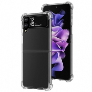 Hülle Für Samsung Galaxy Z Flip 4 Flip Case Transparente Verstärkte Ecken