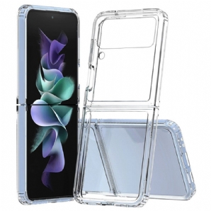 Hülle Für Samsung Galaxy Z Flip 4 Flip Case Transparente Verstärkte Kontur