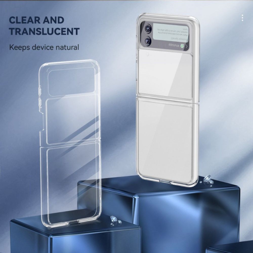 Hülle Für Samsung Galaxy Z Flip 4 Flip Case Transparenter Vergilbungsschutz