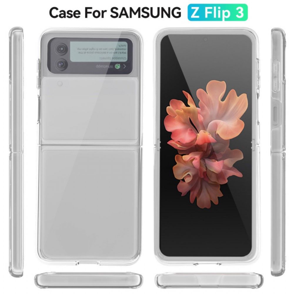 Hülle Für Samsung Galaxy Z Flip 4 Flip Case Transparenter Vergilbungsschutz